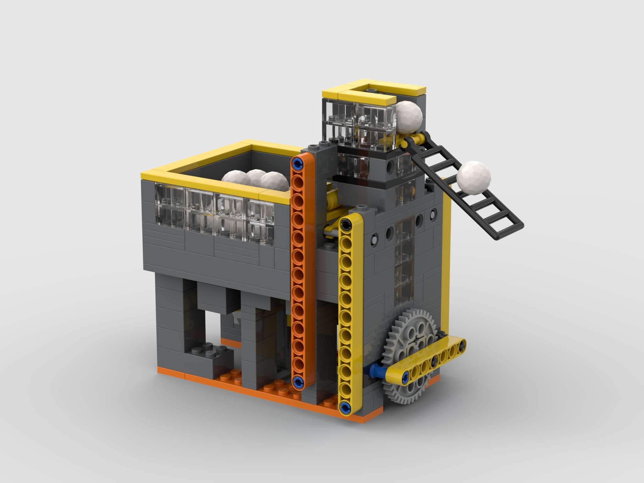 A LEGO® Great Ball Contraption module